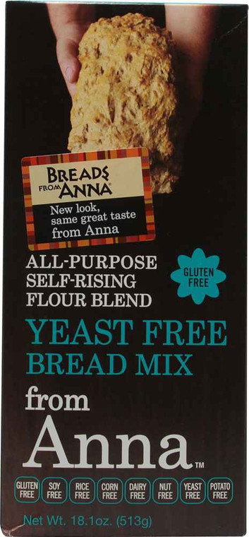3 PACK of Breads From Anna Yeast Free Bread Mix Gluten Free -- 18.1 oz