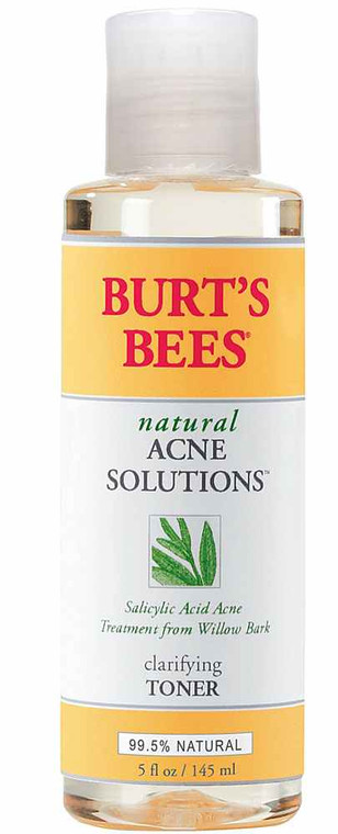3 PACK of Burt's Bees Acne Solutions Clarifying Toner - Face Toner for Oily Skin -- 5 fl oz