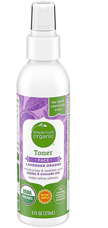 3 PACK of Simple Truth Organic Facial Toner Lavender Orange -- 6 fl oz