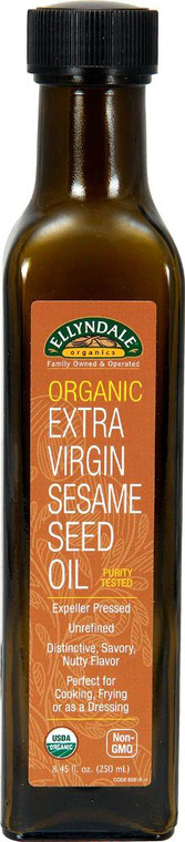 3 PACK of NOW Foods Ellyndale Organics Extra Virgin Sesame Seed Oil -- 8.45 fl oz