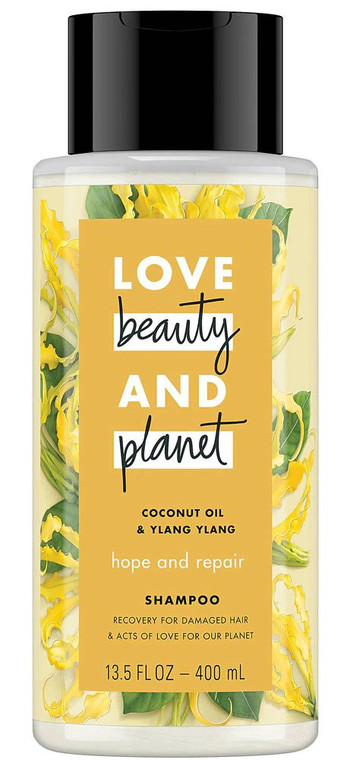 3 PACK of Love Beauty and Planet Shampoo Hope and Repair Coconut Oil & Ylang Ylang -- 13.5 fl oz