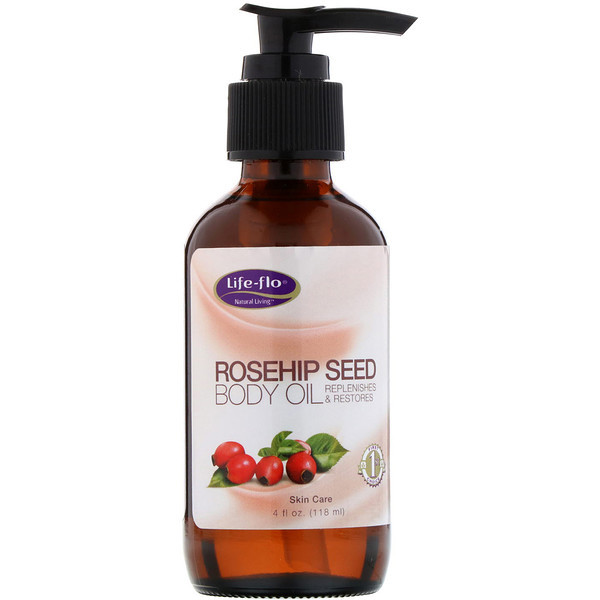 Life-flo, Rosehip Seed Body Oil, Skin Care, 4 fl oz (118 ml)