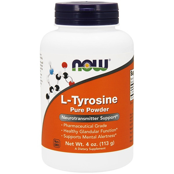 Now Foods, L-Tyrosine, Pure Powder, 4 oz (113 g)