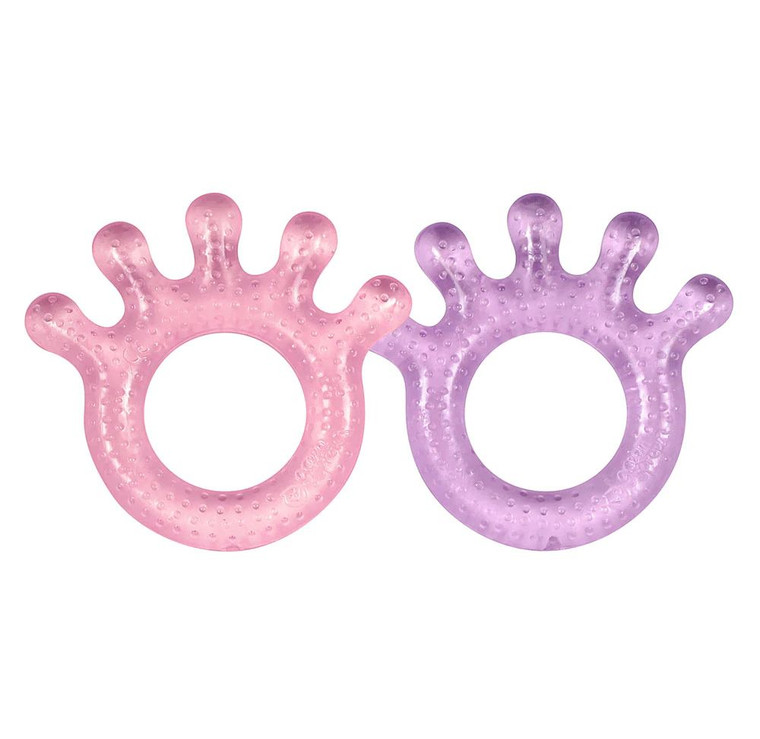 3 PACK OF Green Sprouts, Cooling Teether, 3+ Months, Pink,  2 Pack,Green Sprouts, Cooling Teether, 3+ Months, Pink,  2 Pack
