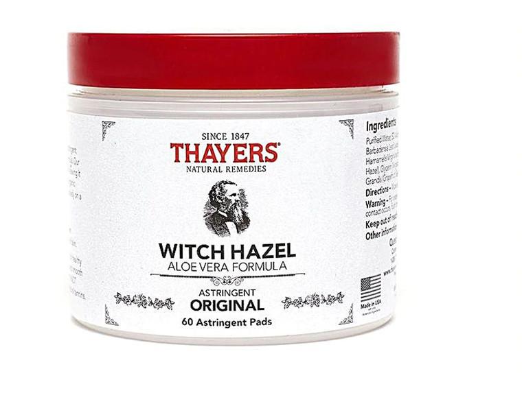 3 PACK of Thayers Witch Hazel Aloe Vera Formula Original -- 60 Pads