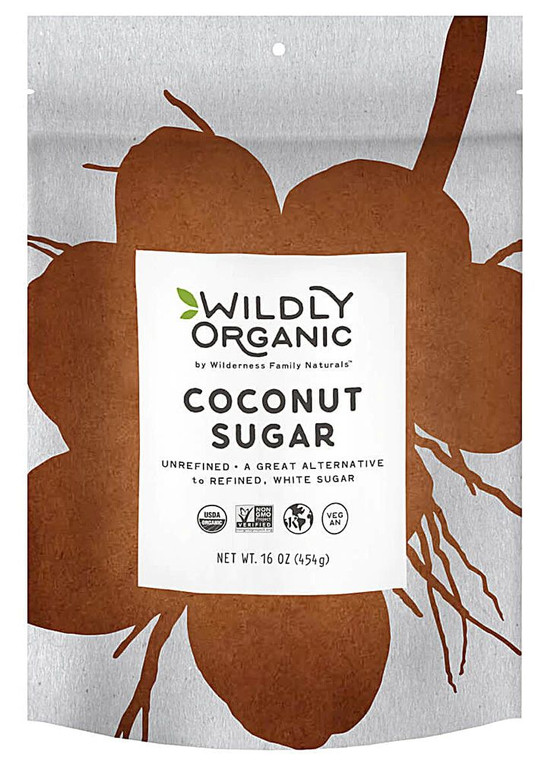 3 PACK of Wildly Organic Coconut Sugar -- 16 oz