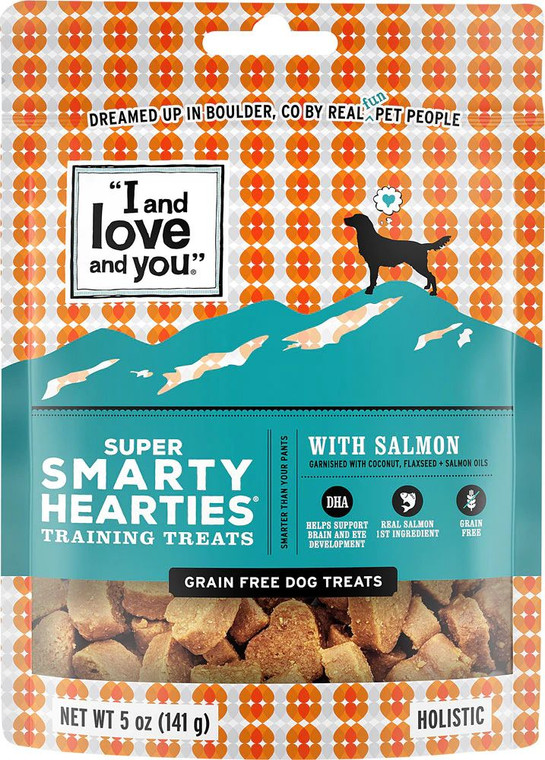 3 PACK of I and Love and You Super Smarty Hearties Salmon -- 5 oz