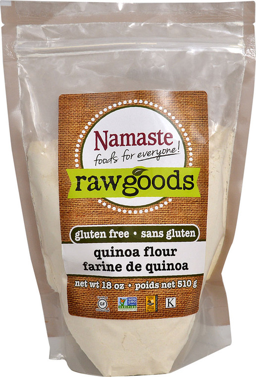3 PACK of Namaste Foods Raw Goods Quinoa Flour Gluten Free -- 18 oz