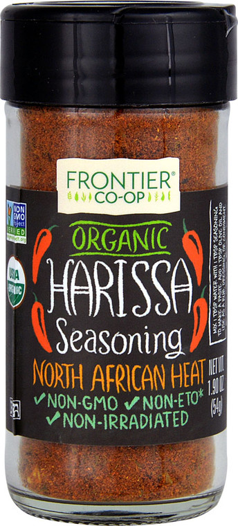 3 PACK of Frontier Co-Op Organic Harissa Seasoning -- 1.9 oz
