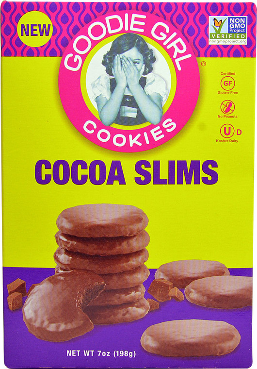 3 PACK of Goodie Girl Gluten Free Cookies Cocoa Slims -- 7 oz