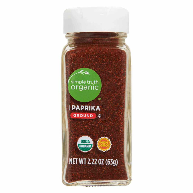 3 PACK of Simple Truth Organic Ground Paprika -- 2.22 oz
