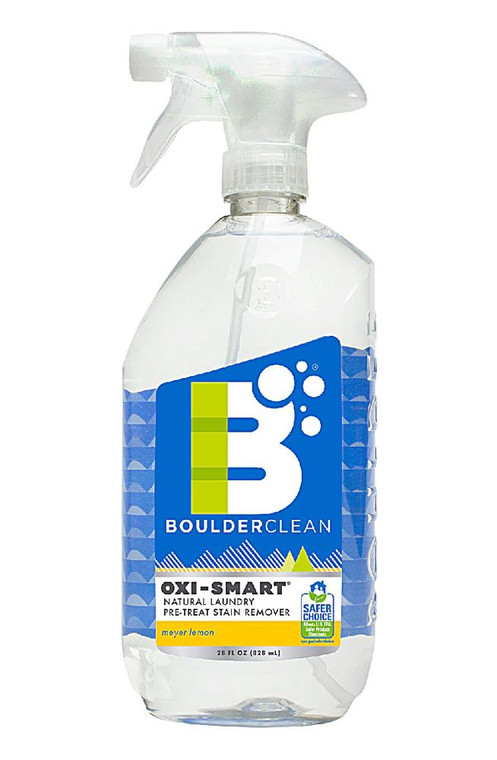 3 PACK of Boulder Clean Oxi-Smart Natural Laundry Stain Remover -- 28 fl oz