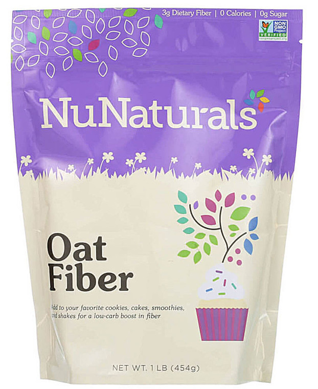 NuNaturals, Oat Fiber, 1 lb (454 g)