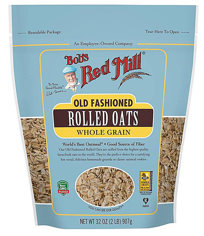 3 PACK of Bobs Red Mill Rolled Oats Old Fashioned -- 32 oz