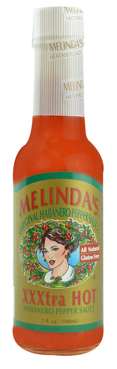 3 PACK of Melindas Original Habanero Pepper Sauce XXXtra Hot -- 5 fl oz