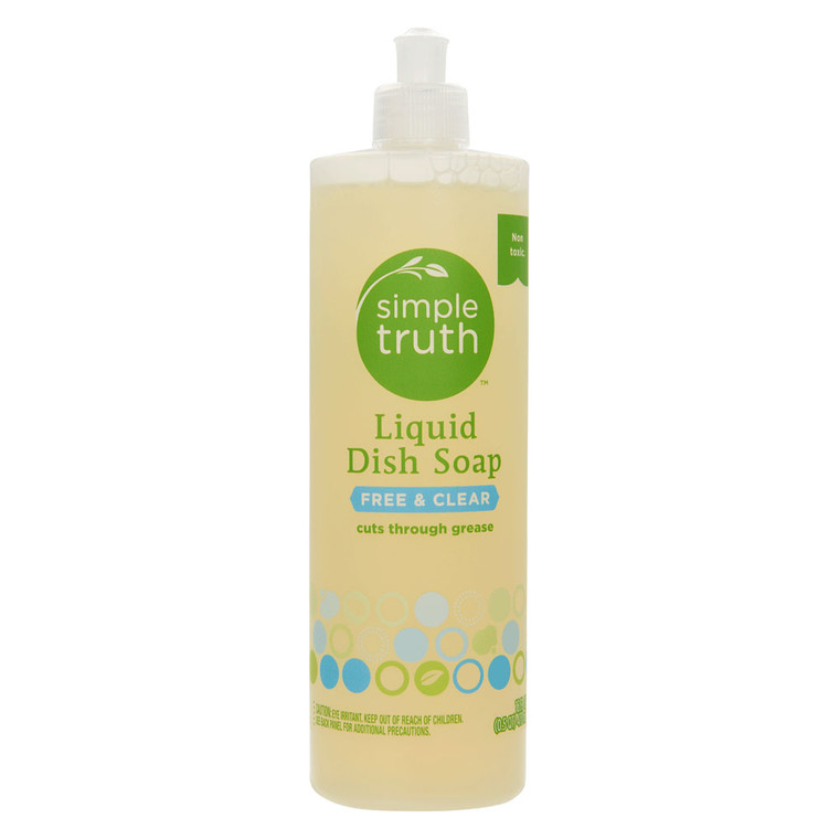 3 PACK of Simple Truth Liquid Dish Soap Free & Clear -- 16 fl oz