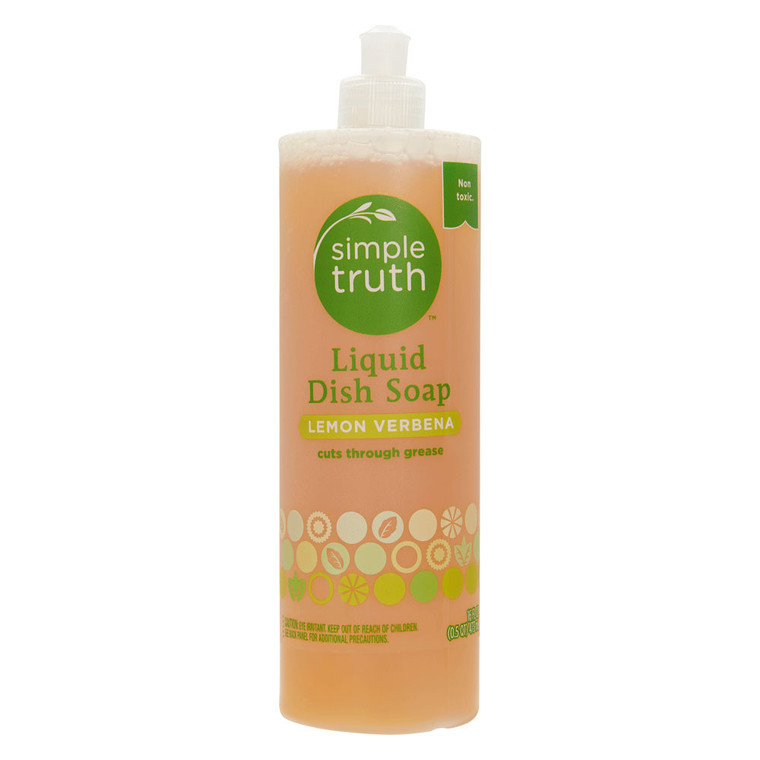 3 PACK of Simple Truth Liquid Dish Soap Lemon Verbena -- 16 fl oz