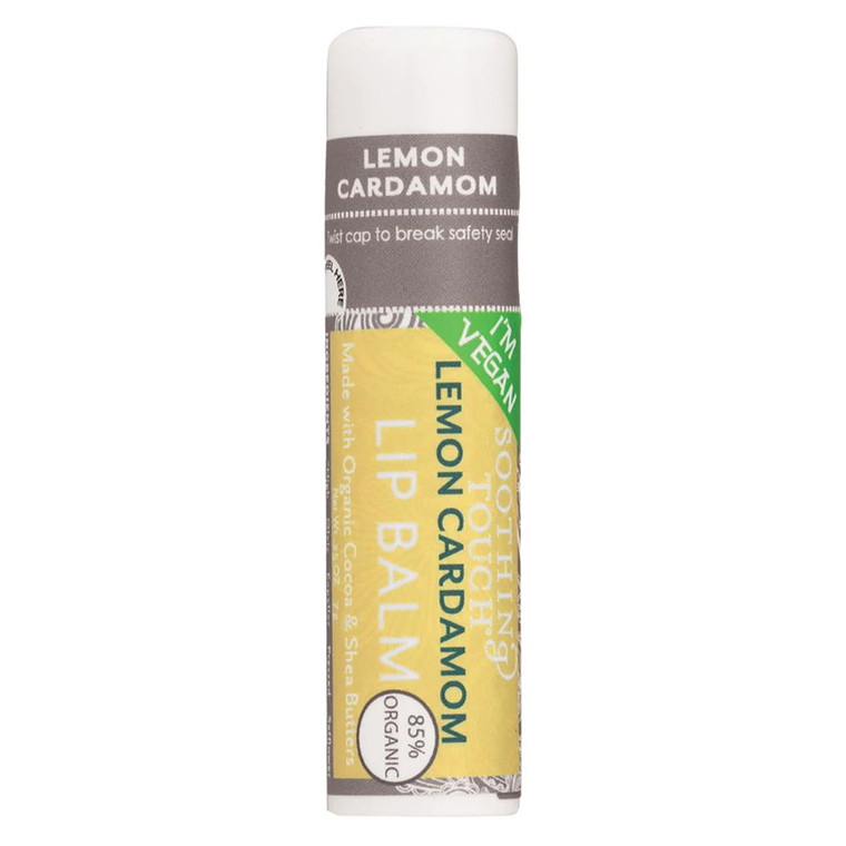 3 PACK of Soothing Touch Lemon Cardamom - Lip Balm -- 0.25 oz