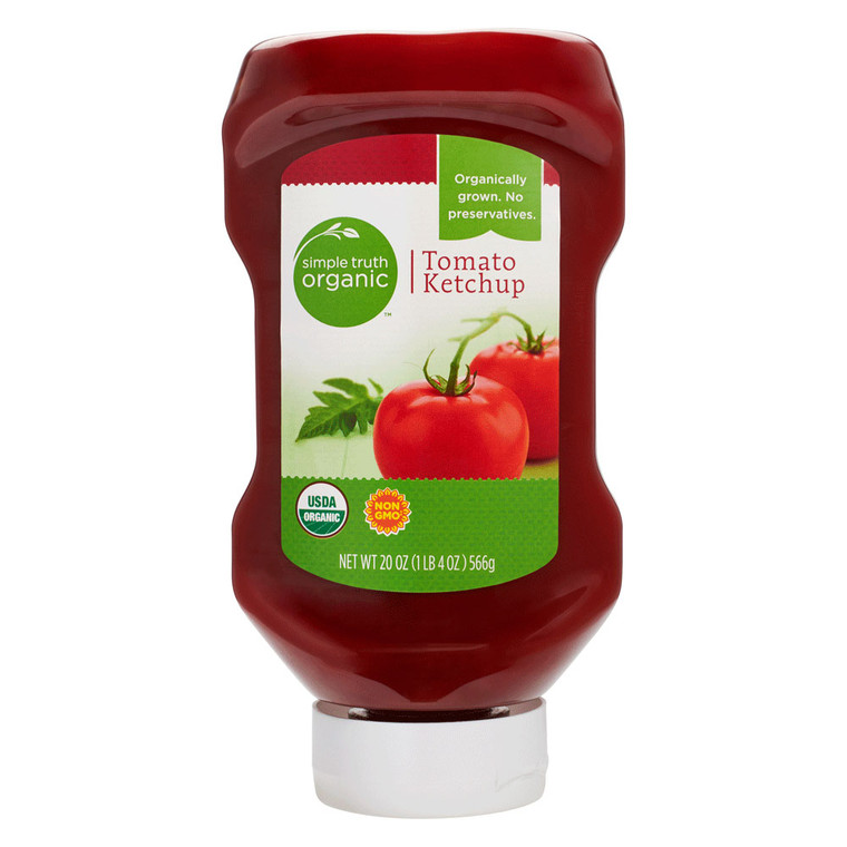 3 PACK of Simple Truth Organic Tomato Ketchup -- 20 oz