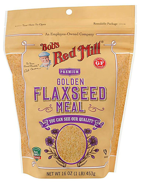 3 PACK OF Bobs Red Mill Golden Flaxseed Meal -- 16 oz