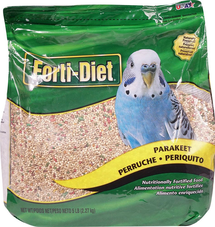 Kaytee Forti-Diet Nutritionally Fortified Food for Parakeet -- 5 lb