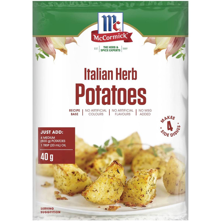 5 PACK of Mccormicks Produce Partner Italian Herb Potatoes 40g