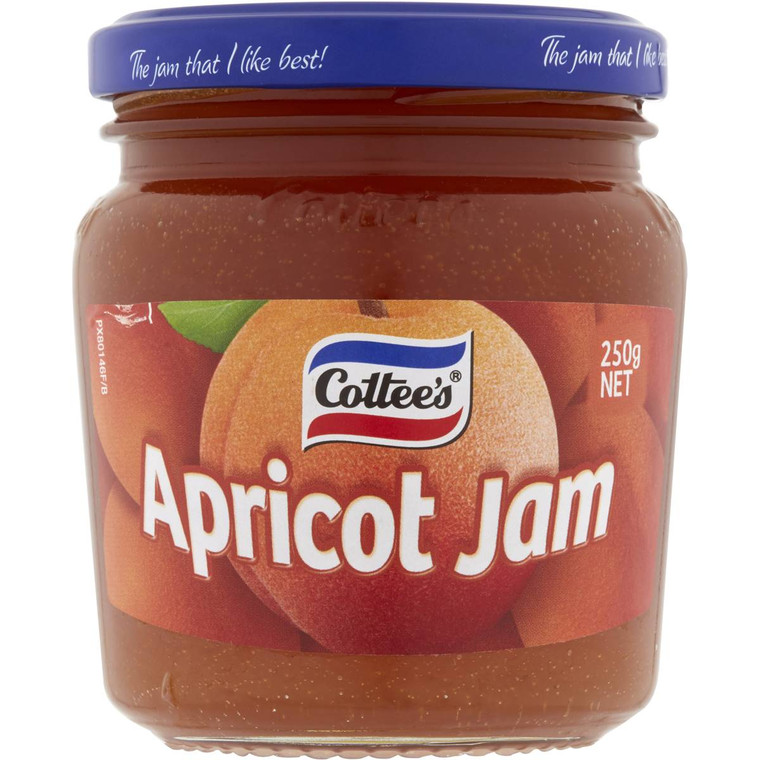 5 PACK of Cottee's Apricot Jam 250g