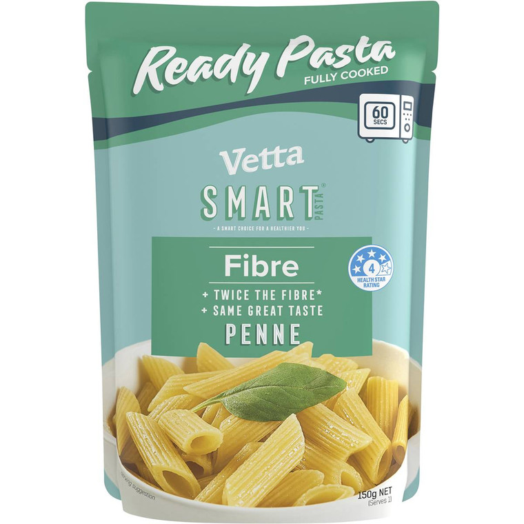 5 PACK of Vetta Ready Pasta Fibre Penne 150g