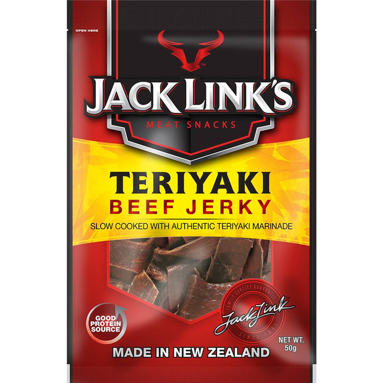 5 PACK of Jack Link's Teriyaki Beef Jerky 50g