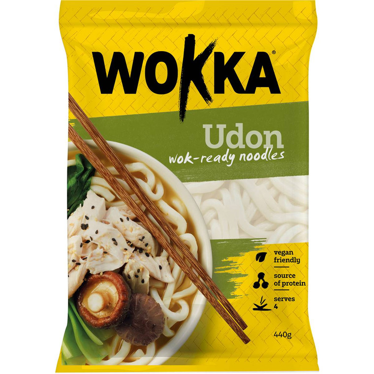 5 PACK of Wokka Udon Noodles  440g