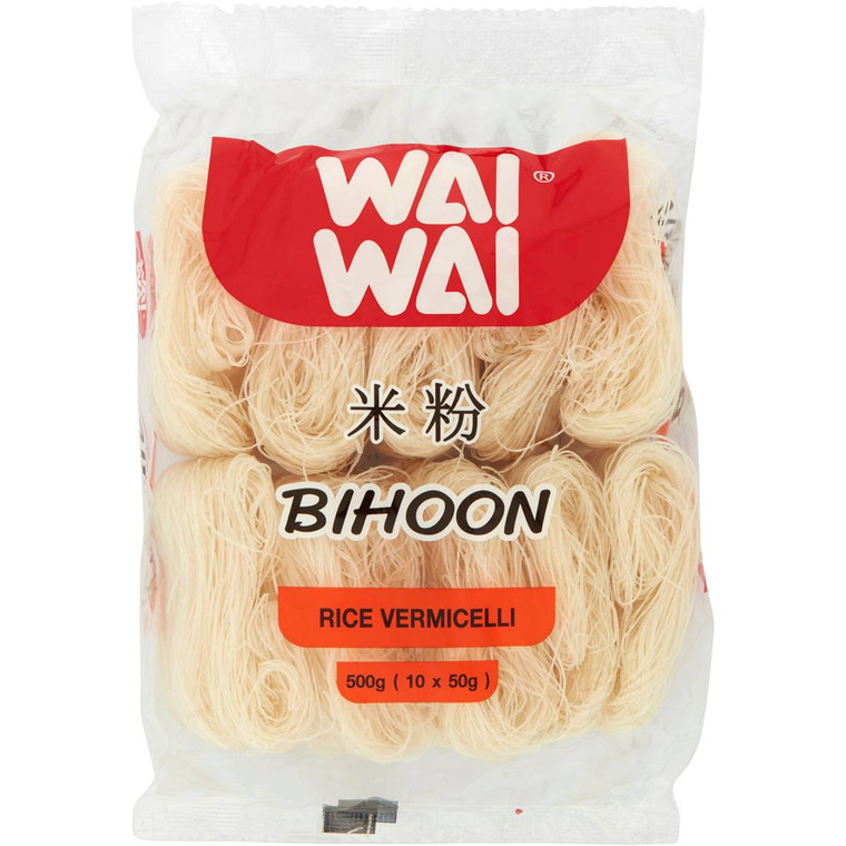 5 PACK of Wai Wai Bihoon Rice Vermicelli 10x50g