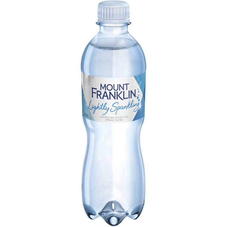 5 PACK of Mount Franklin Lightly Sparkling Water Bottle 450ml