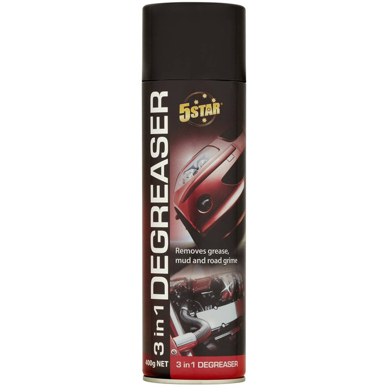 5 PACK of 5 Star 3in1 Degreaser 400g