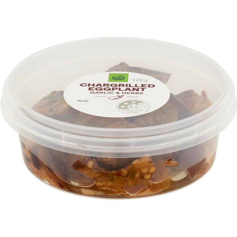 5 PACK of WW Chargrilled Eggplant 120g