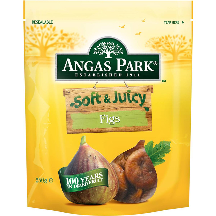 5 PACK of Angas Park Figs Soft N Juicy 250g