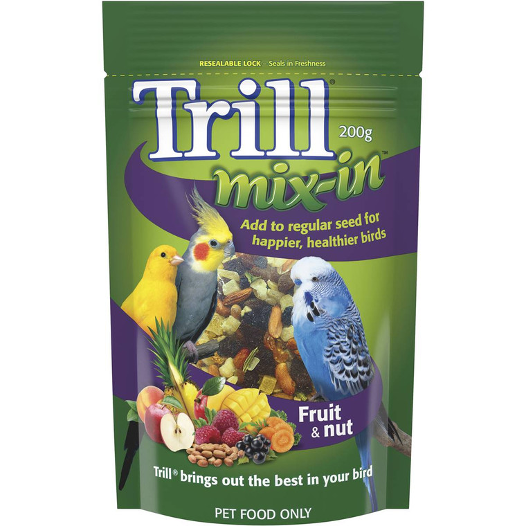 5 PACK of Trill Mix-in Fruit & Nut Blend 200g
