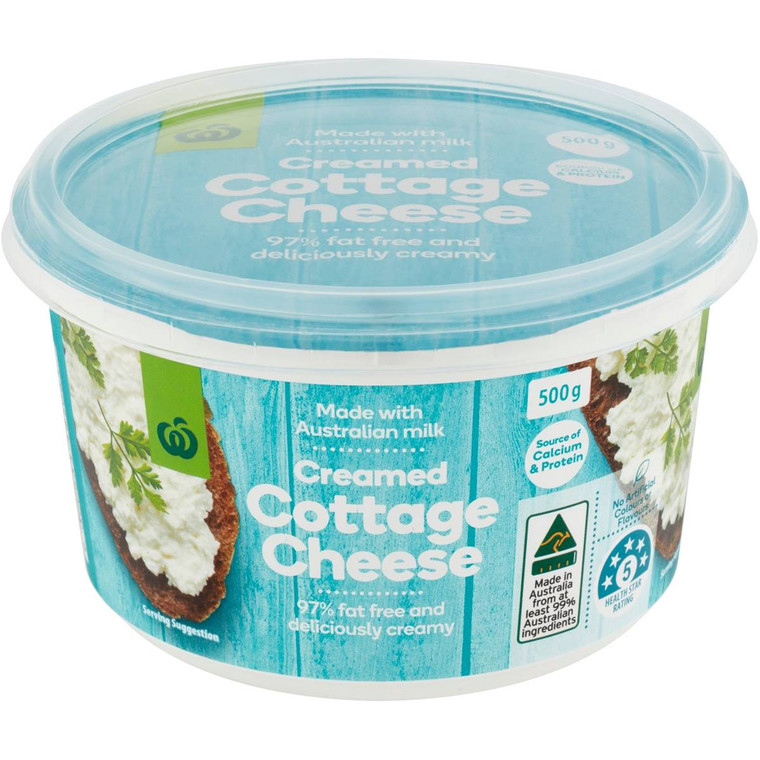 5 PACK of WW Creamed Cottage Cheese 500g