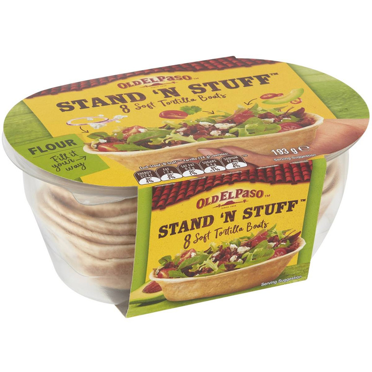 5 PACK of Old El Paso Stand 'n Stuff Tortilla  8 pack