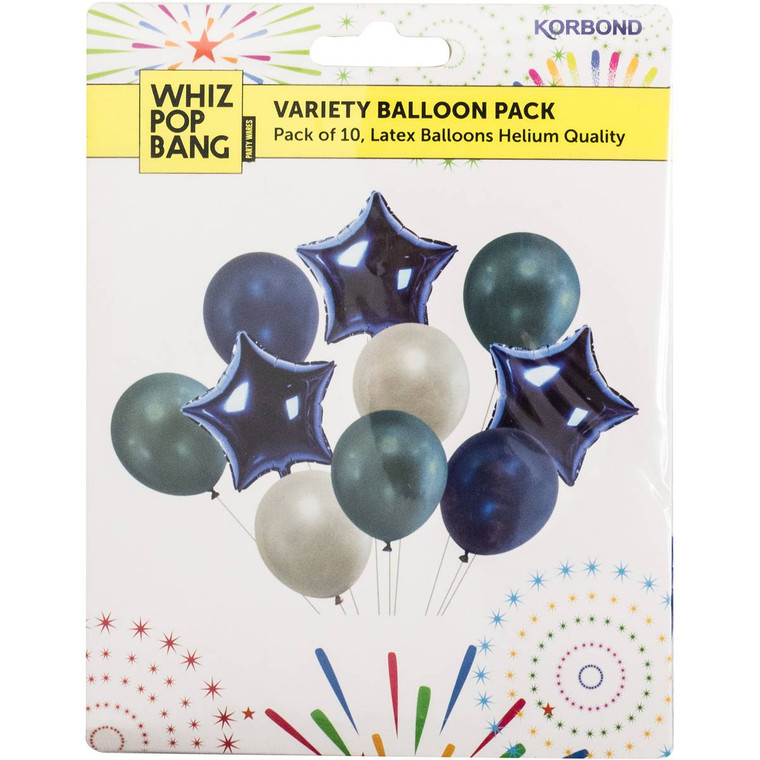 5 PACK of Korbond Variety Foil Balloon 10 pack