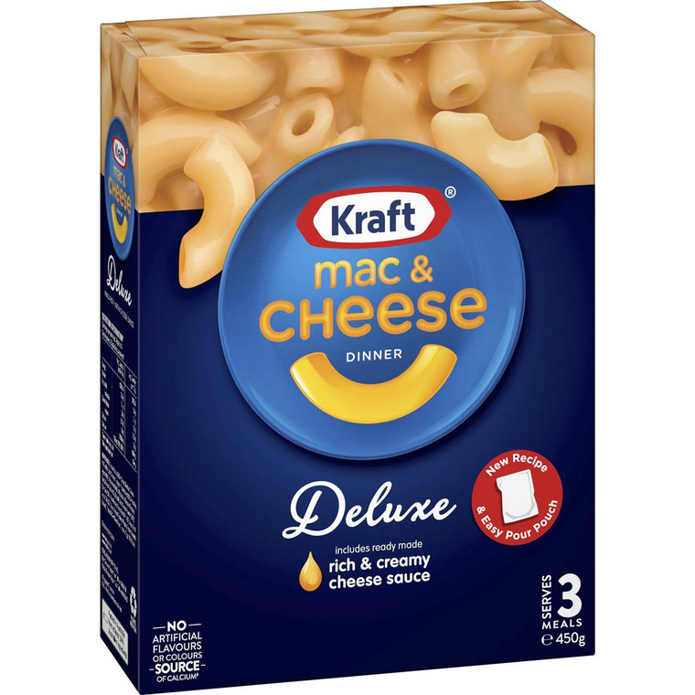 5 PACK of Kraft Mac & Cheese Deluxe 450g