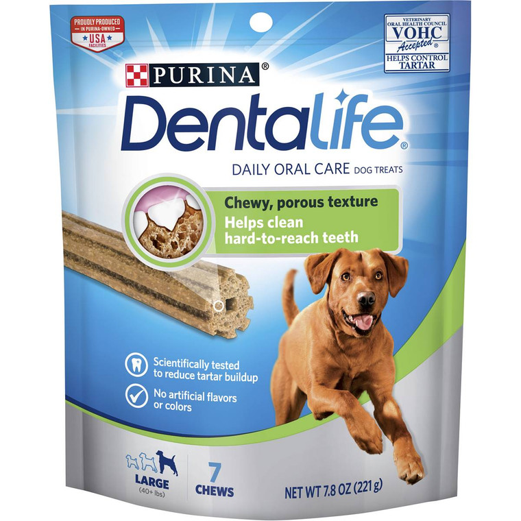 5 PACK of Dentalife Dog Treat Large Dogs 7 pack