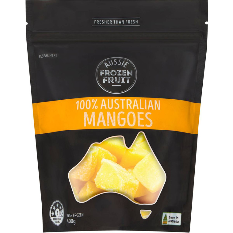5 PACK of Aussie Frozen Fruit 100% Australian Mangoes 400g
