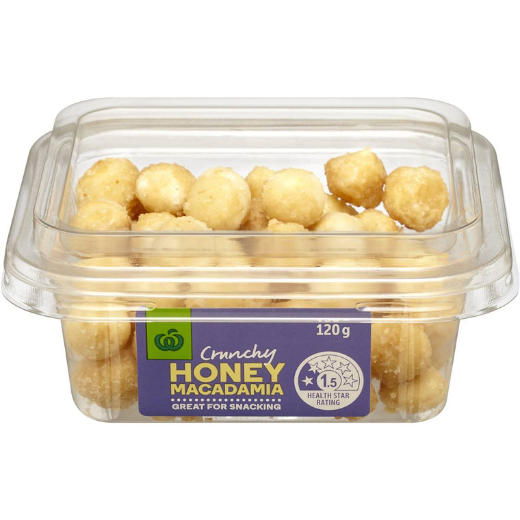 5 PACK of WW Honey Macadamia  120g