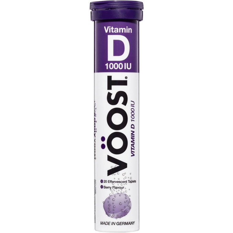 3 PACK OF Voost Vitamin D 1000 Iu Tablets Tablets 20 pack