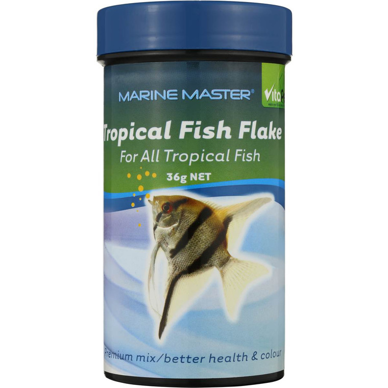 3 PACK OF Vitapet Fish Food Tropical Flake 36g