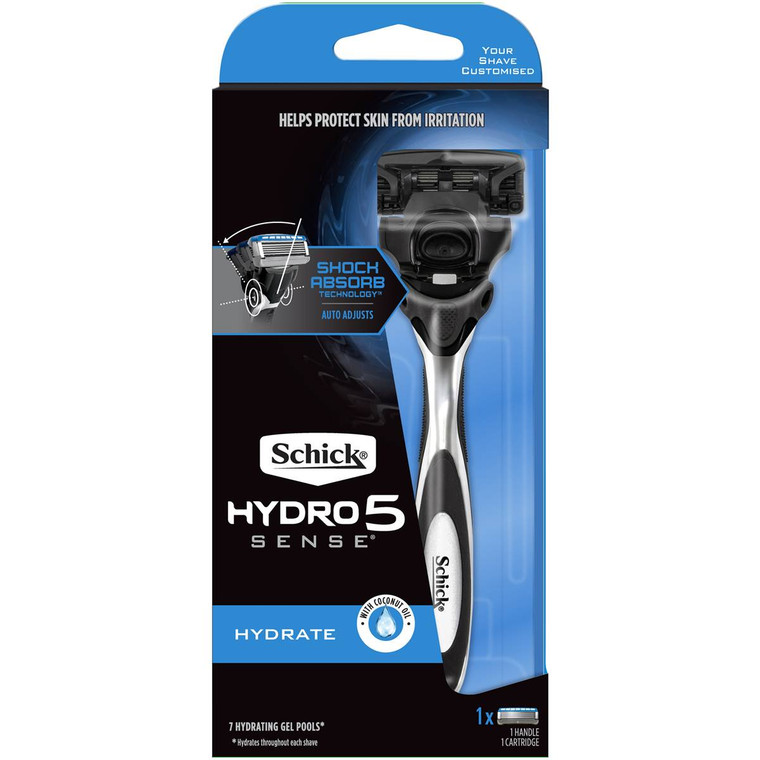3 PACK OF Schick Hydro 5 Sense Hydrate Kit