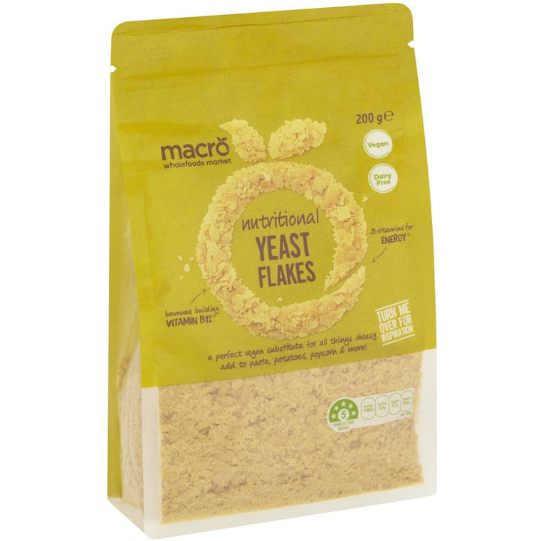 3 PACK OF Macro Nutritional Yeast Flakes 200g