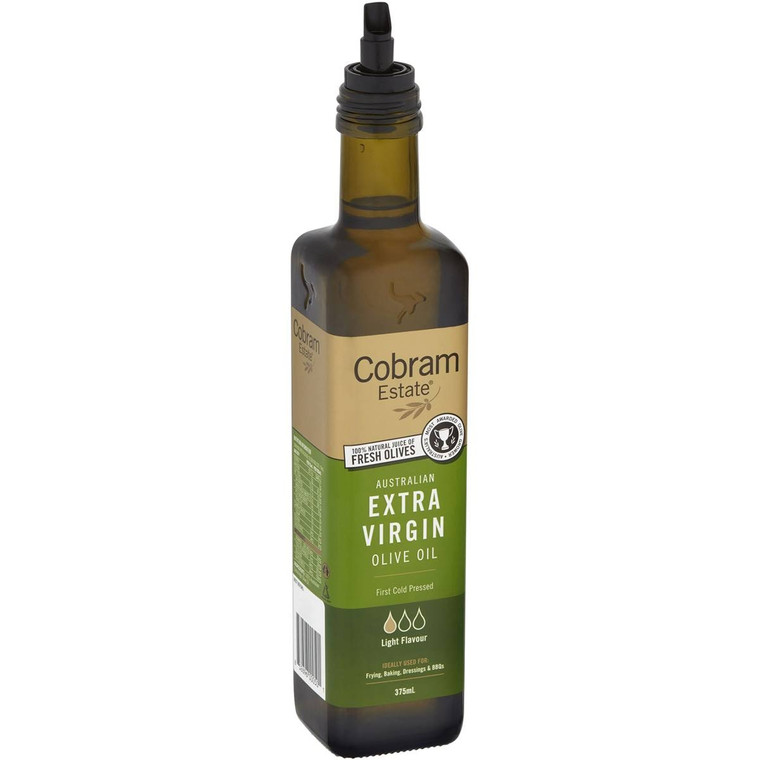 3 PACK OF Cobram Estate Light Olive Oil Extra Virgin 375ml