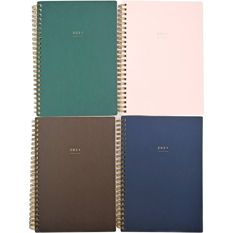 3 PACK OF 2021 Paper Diary Assorted