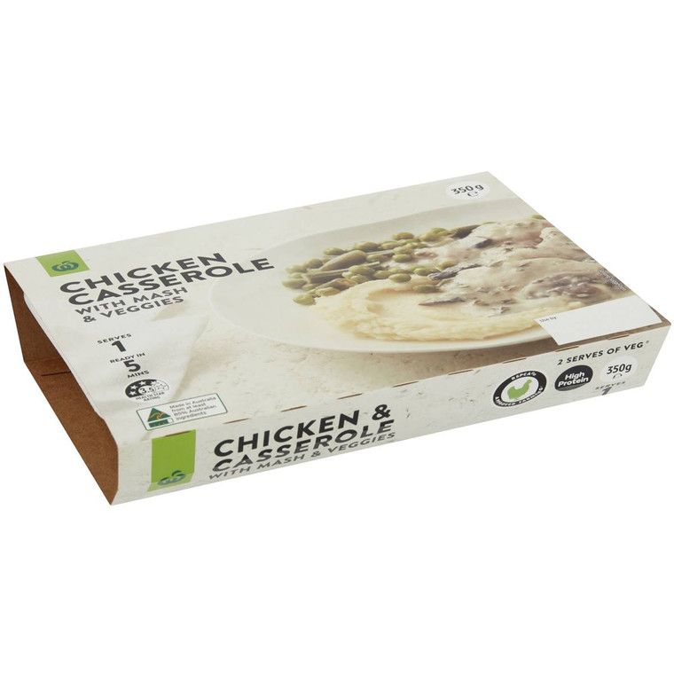 3 PACK OF WW Chicken Casserole With Mash & Veggies 350g